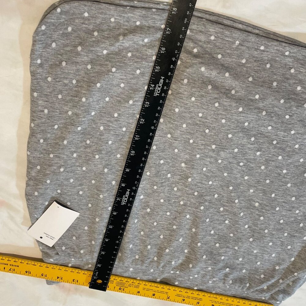 Croft & Barrow Womens Gray Polka Dot Extra Soft Skort - Easy Care & Comfort - Picture 9 of 10